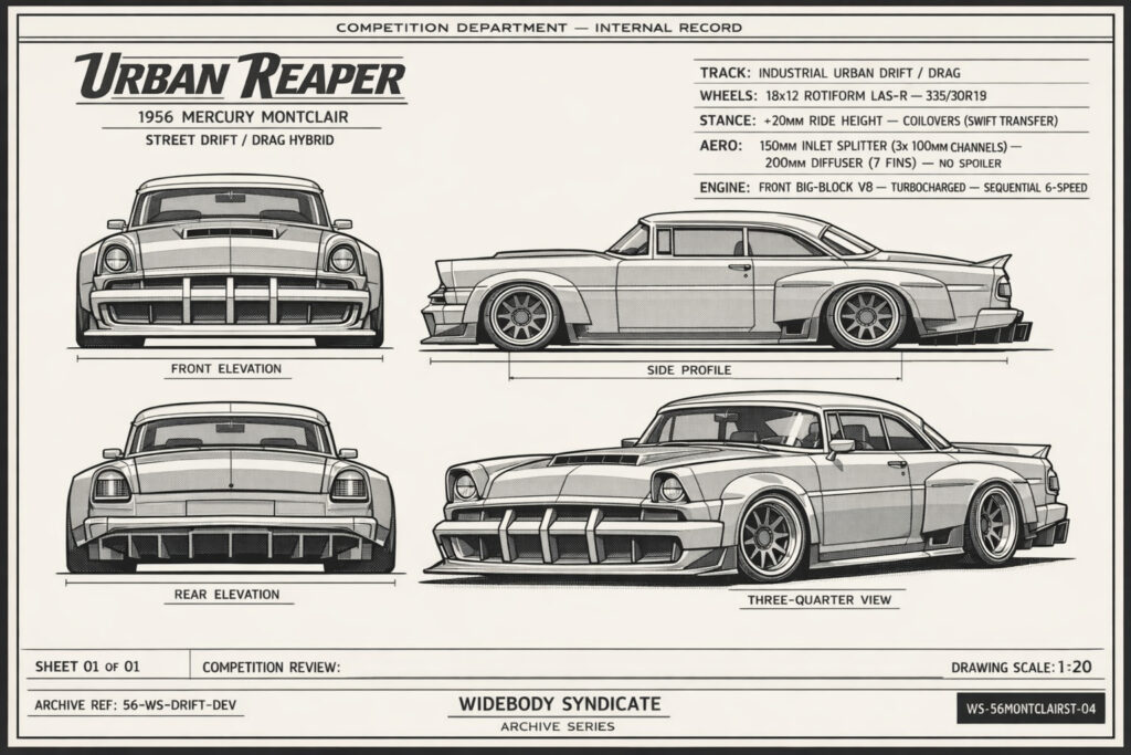 1956 Mercury Montclair blueprint