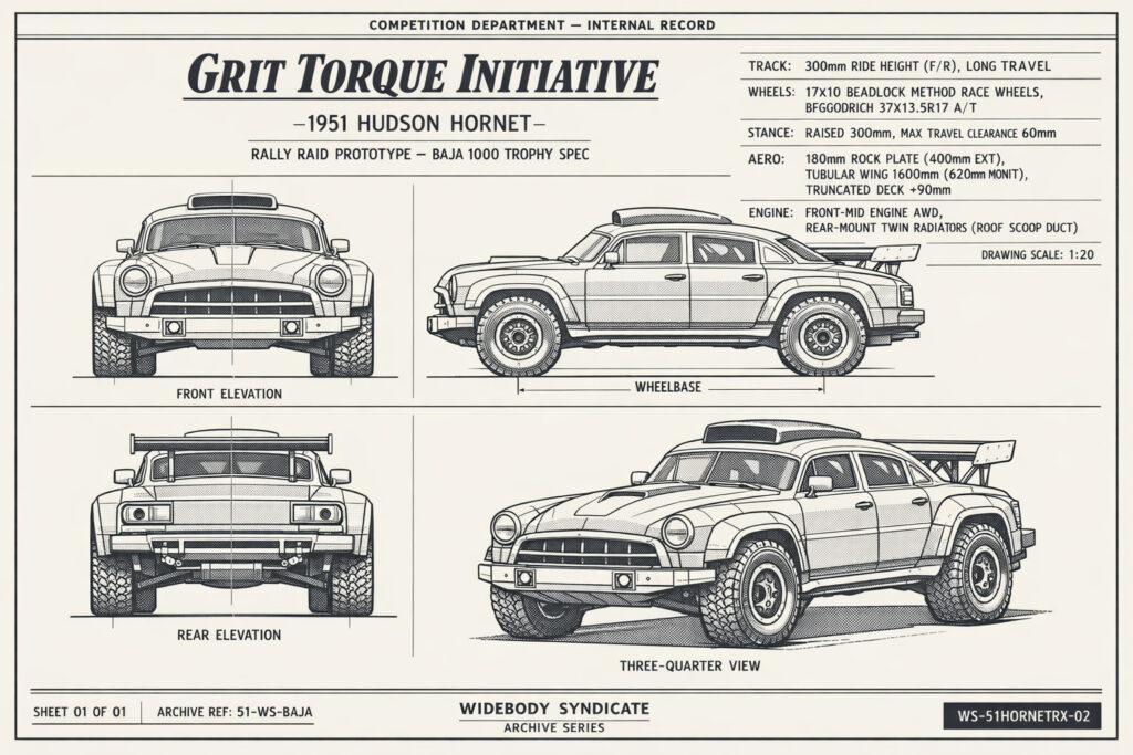 1951 Hudson Hornet — Grit Torque Initiative blueprint